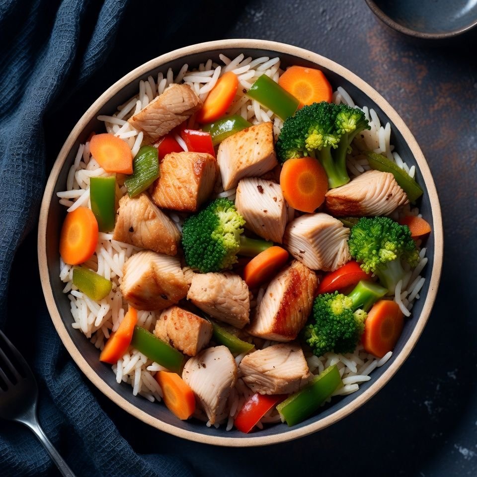 Read more about the article Praktiški receptai pietums su ryžiais, kuriuos patogu pasiimti į darbą